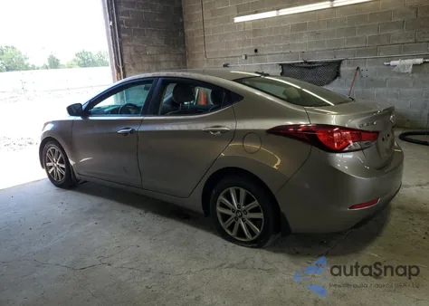 2016 Hyundai Elantra Se z USA, uszkodzony, nr VIN 5NPDH4AE9GH654052
